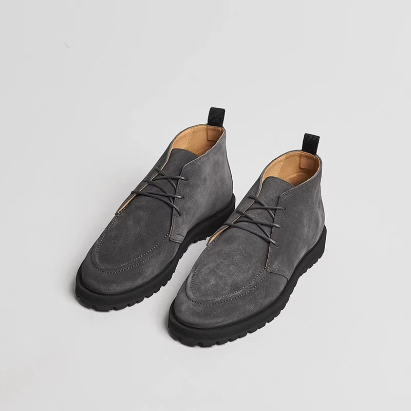 Importé -  Chaussure Homme Bottines Britanniques Cuir Daim