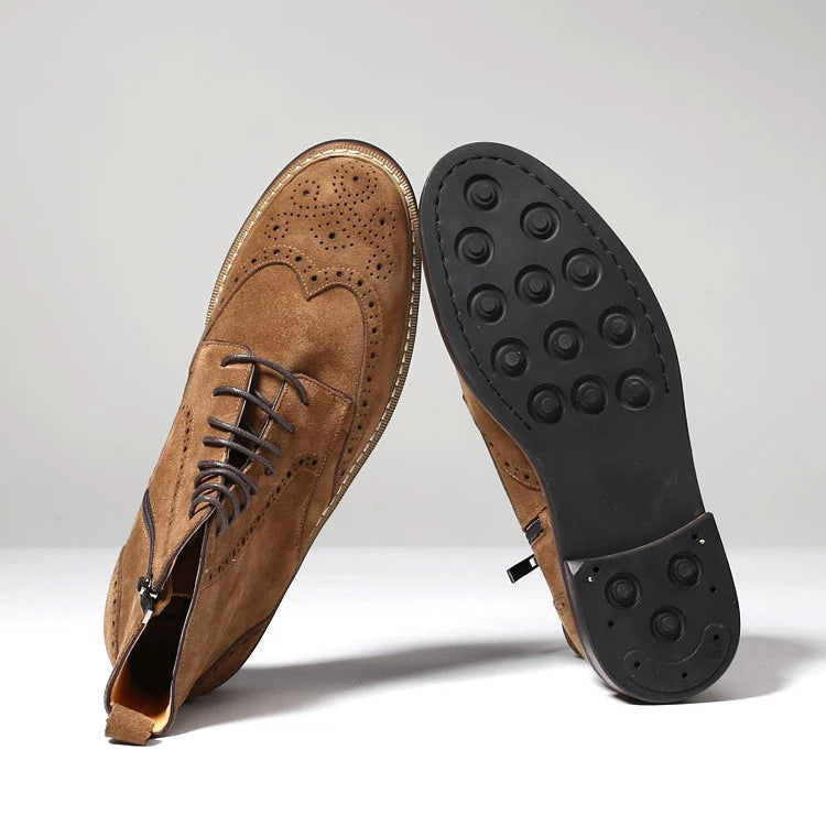 Importé - Chaussure Homme Bottes Chelsea Cuir Décontractée