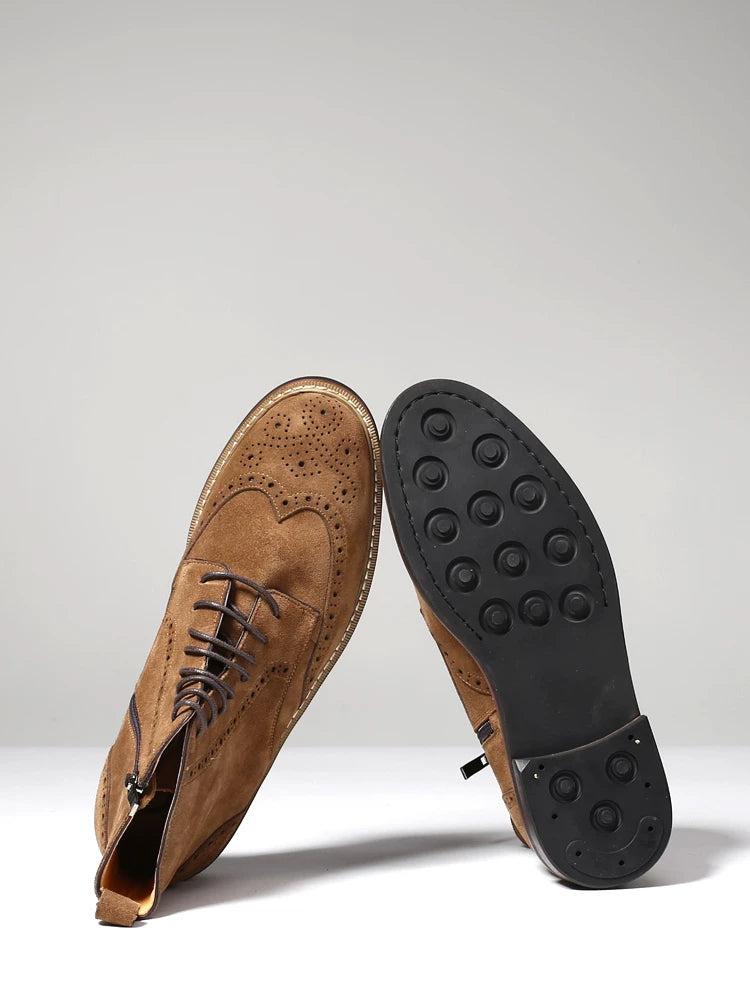 Importé - Chaussure Homme Décontractées Bottes 100% Cuir