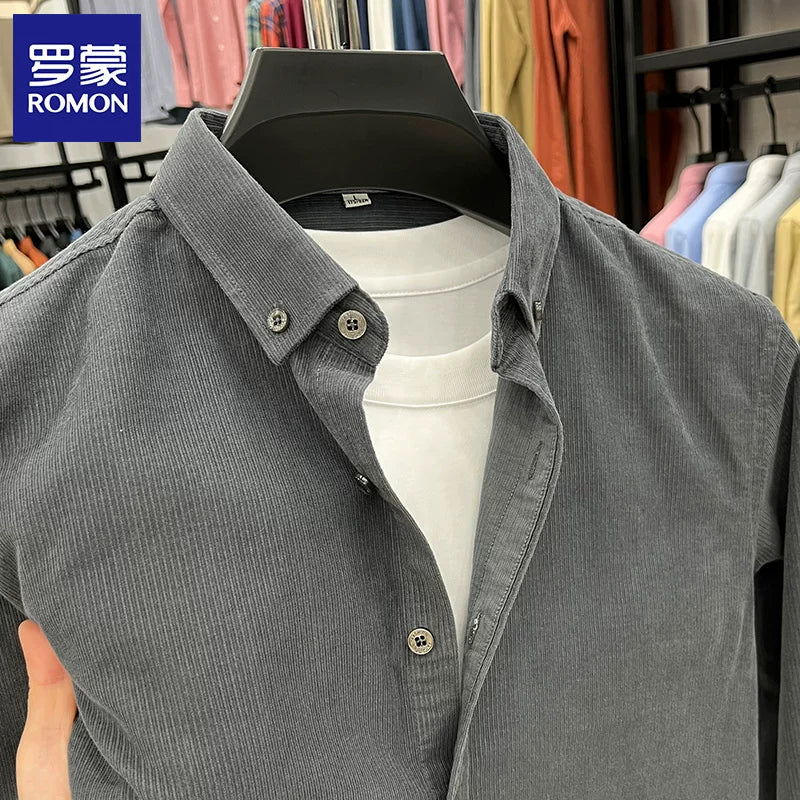 Importé - Chemise Oxford  Homme Manches Longues Pur Coton