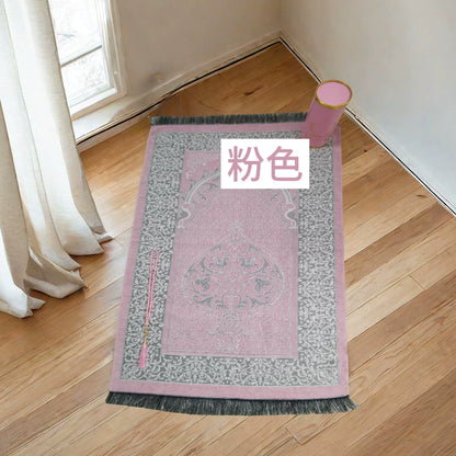 Importé -  Ensemble Coffret prière -Tapis + Chapelet