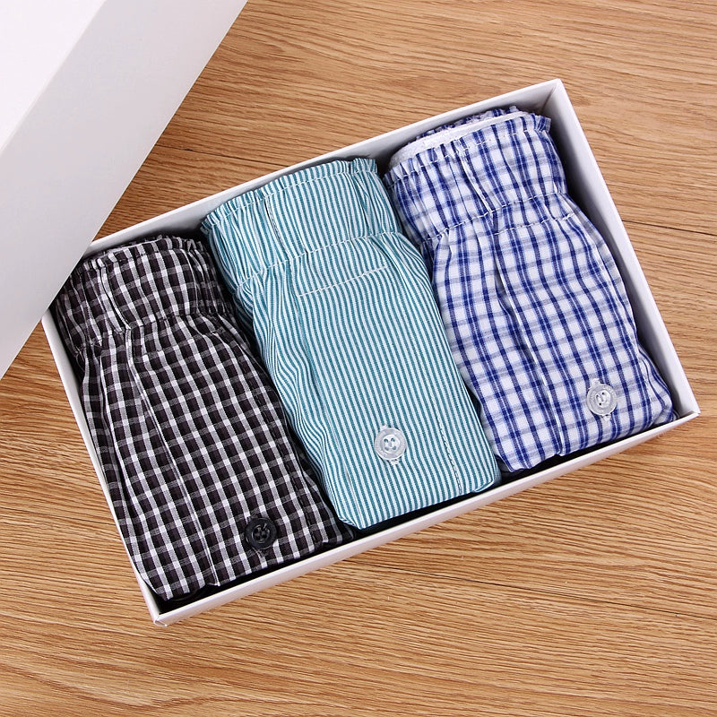 Importé - Lot 3 Boxers Sport Homme Pur Coton