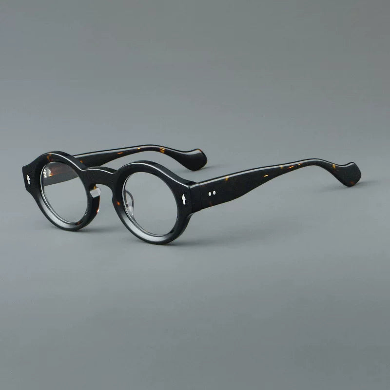 Importé – Monture Ronde Style Rétro Lunettes Mixte