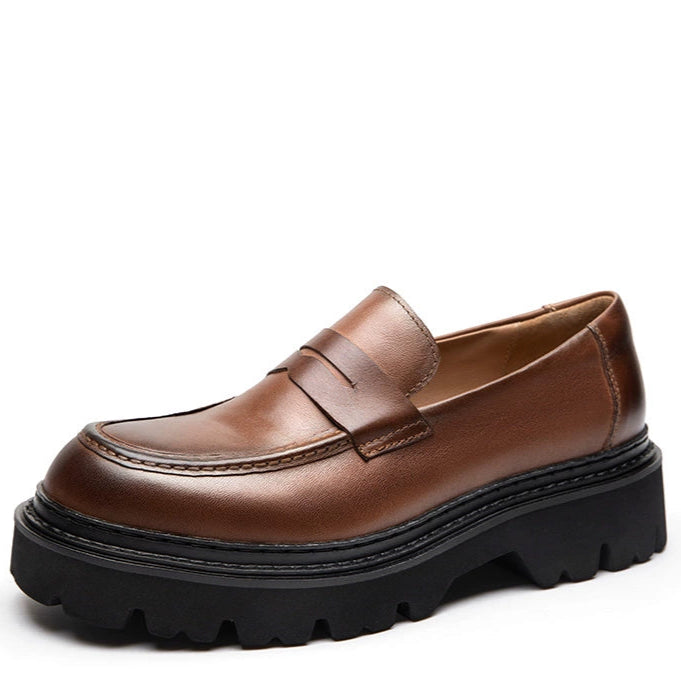 Importé - Chaussure Homme Mocassin Rétro Confortable 100% Cuir