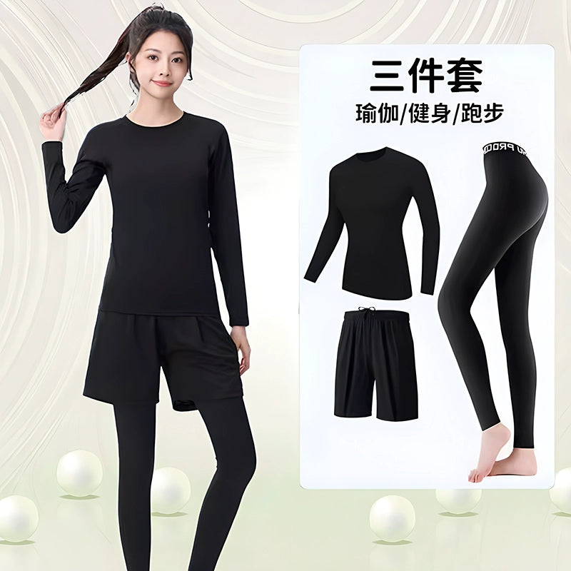 Importé - Ensemble Fitness Sport Femme Leggings Haut Moulant