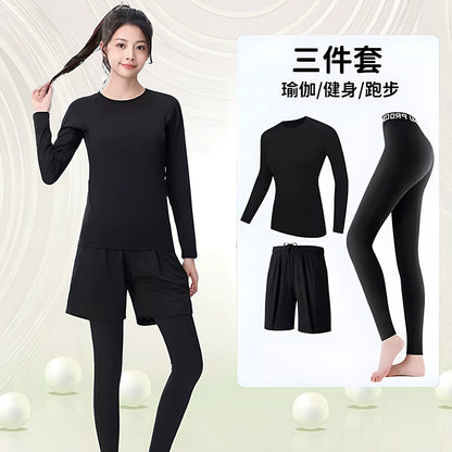 Importé - Ensemble Fitness Sport Femme Leggings Haut Moulant