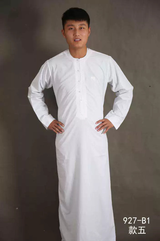 Importé - Boubou Homme Dubaï Décontracté En Coton