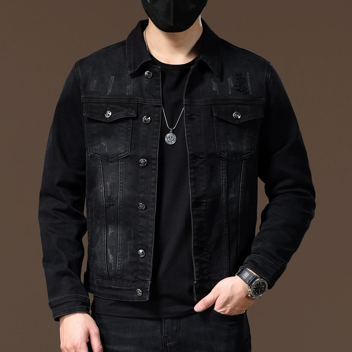 Importé - Ensemble Jacket Homme En Jean