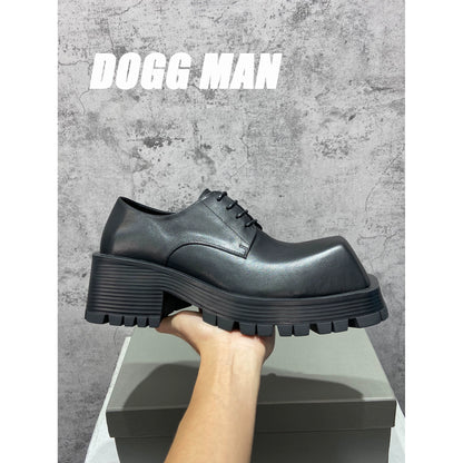 Importé - Chaussure Homme Derby Britannique Semelle Epaisse A Bout Carré