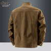Importé - Veste Jacket Homme Col Montant Manches Longues 100% coton