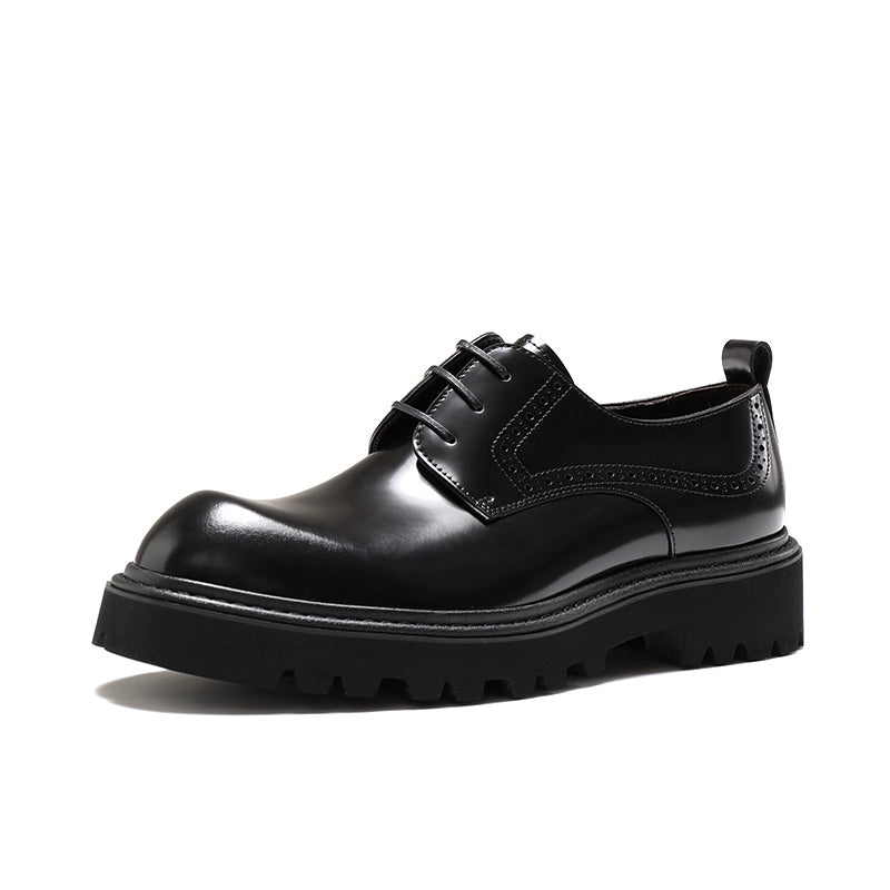 Importé - Chaussure Derby Décontracté En Cuir Style Britanniques