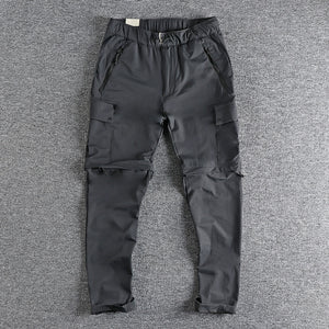 Importé - Pantalon Modulable Rétro Homme Décontracté