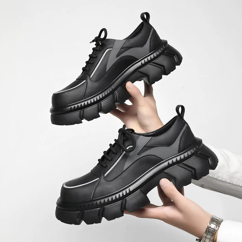 Importé - Chaussure Homme Derbies Semelle Crantée Cuir