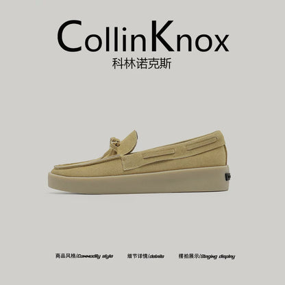 Importé - Chaussure Homme Moccasin Cuir Daim