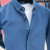 Importé - Chemise Homme Manches Longues Pur Coton