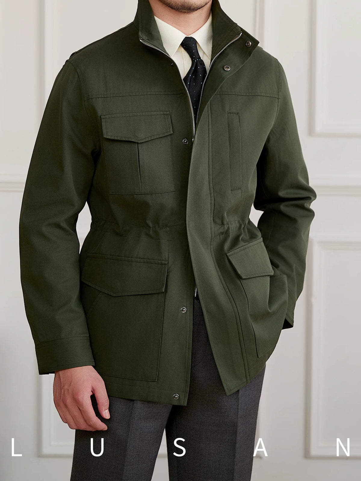 Importé - Blazer Veste Homme Sur-Chemise Décontracté