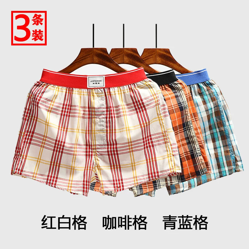 Importé - Lot x3 Culottes Homme Pur Coton