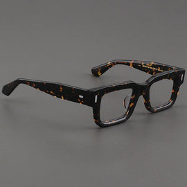 Importé – Monture Carrée Et Robuste Style Rétro Lunettes Mixte