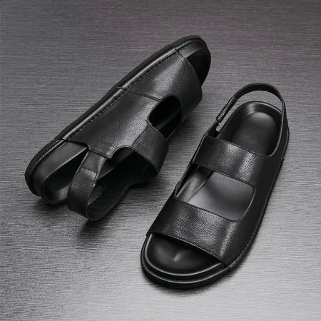 Importé - Chaussure Sandales En Cuir Décontractées