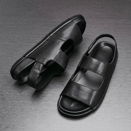 Importé - Chaussure Sandales En Cuir Décontractées