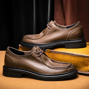 Importé - Chaussure Homme Britannique Rétro Décontractées Bottes 100% Cuir