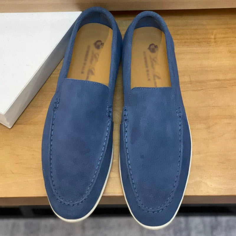 Importé - Chaussure Homme Moccasin Cuir Daim
