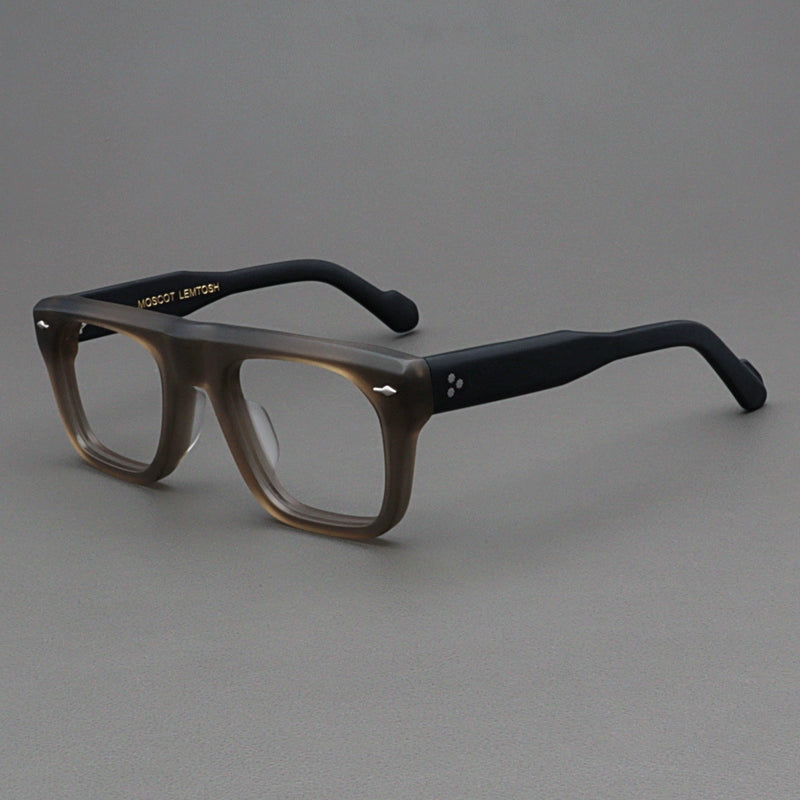 Importé - Monture Rétro Épaisse Lunettes Homme