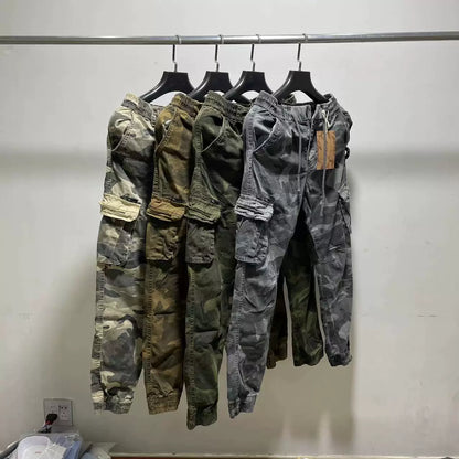 Importé - Pantalon Cargo Homme Motif Camouflag En Coton