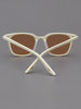 Importé – Lunettes De Soleil Mixte Monture Carrée