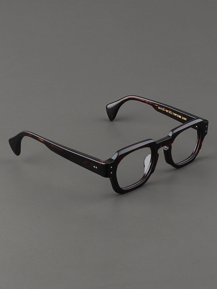 Importé – Monture Large Lunettes Rétro Mixte