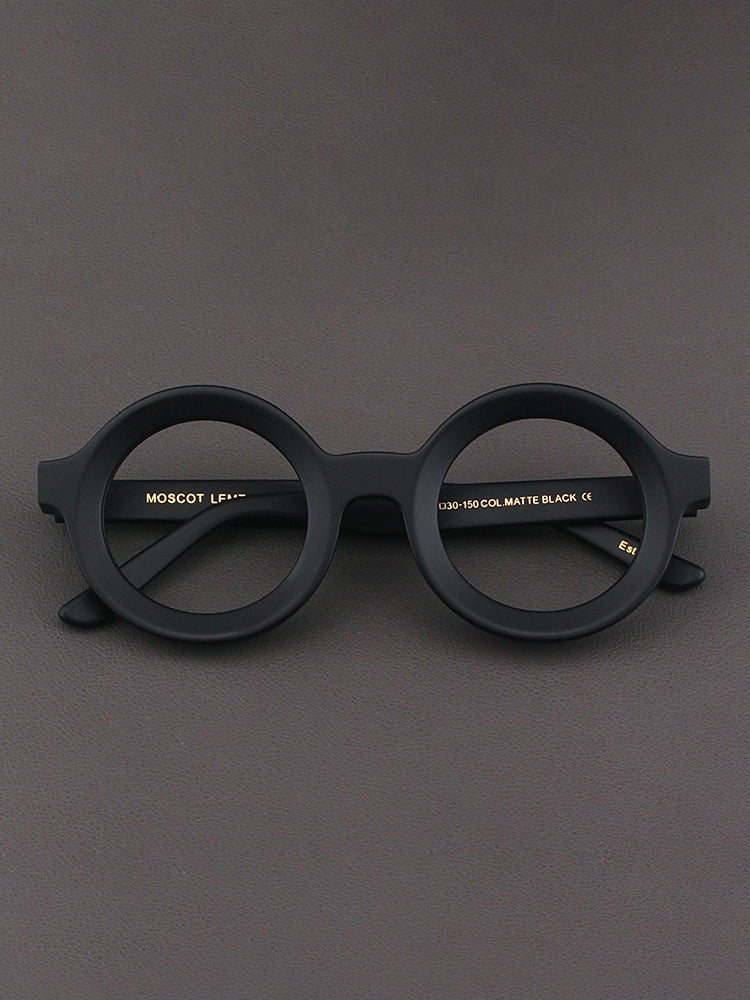 Importé – Monture Large Lunettes Rétro Mixte