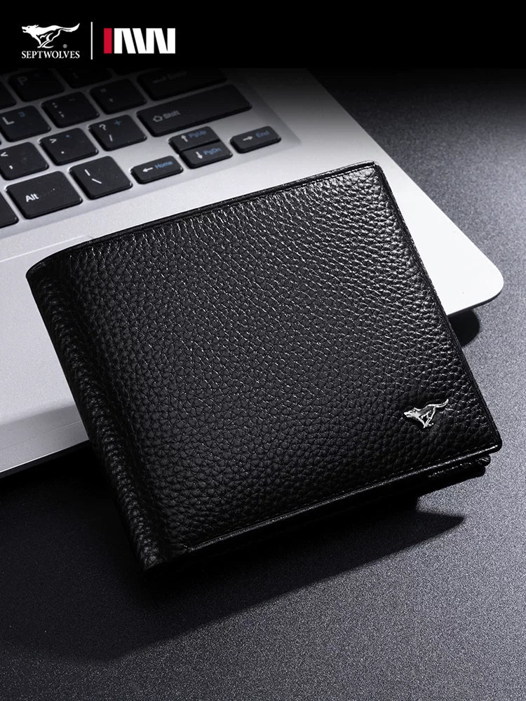 Importé - Portefeuille Porte-Cartes d'affaires Cuir Véritable