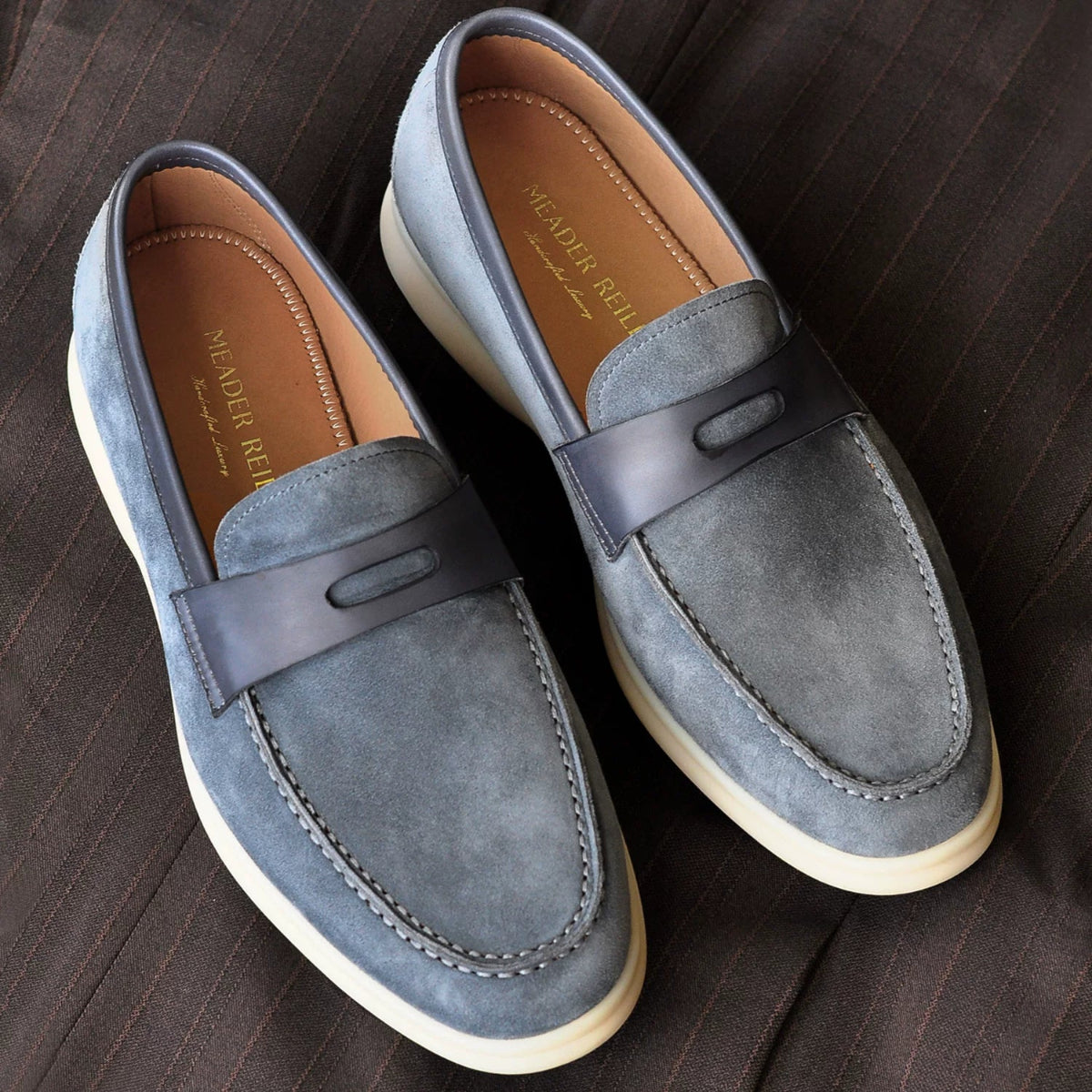 Importé - Chaussure Homme Moccasin Style Cuir Daim