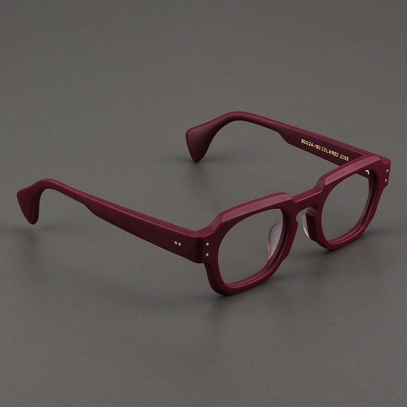 Importé – Monture Large Lunettes Rétro Mixte