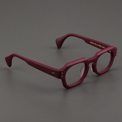 Importé – Monture Large Lunettes Rétro Mixte