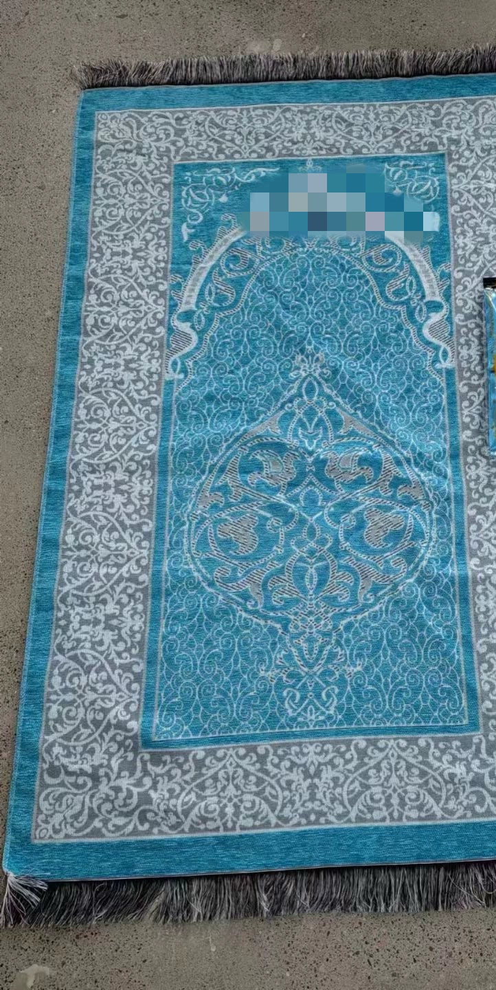 Importé -  Ensemble Coffret prière -Tapis + Chapelet