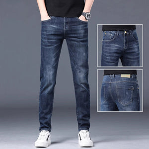 Importé - Playboy Pantalon Homme Jean Slim Décontracté En Stretch
