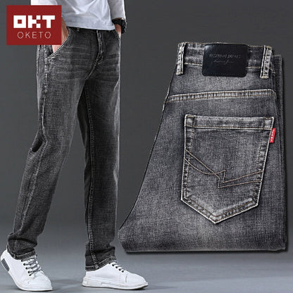 Importé - Pantalon Jean Denim Homme Décontracté