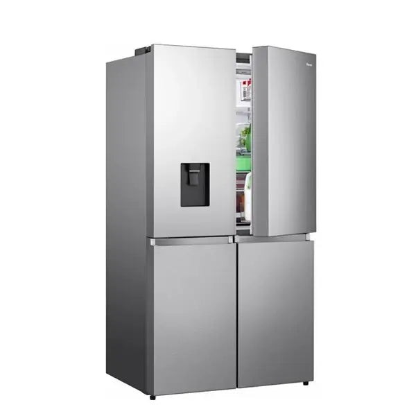 RÉFRIGÉRATEUR AMÉRICAIN QUATRE PORTES INVERTER HISENSE - 615L - DISTRIBUTEUR D’EAU ET DE GLACE - ÉCONOMIQUE - RQ-78WC