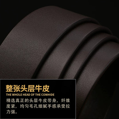Importé - Ceinture Homme En Cuir véritable Style Rétro