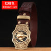 Importé - Ceinture Homme En Cuir Motif Crocodile