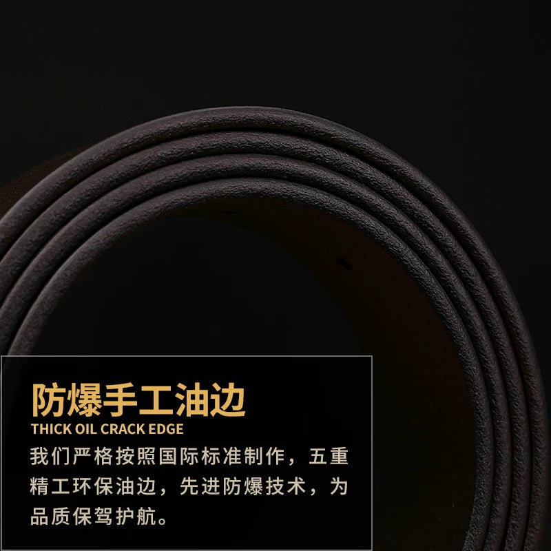 Importé - Ceinture Homme En Cuir véritable Style Rétro