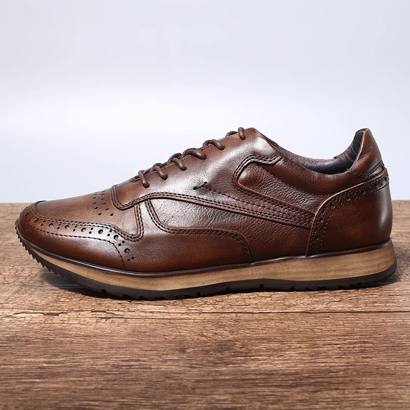 Importé - Chaussure Homme Sport Cuir Britannique Décontracté