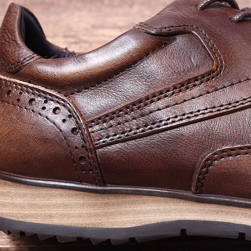 Importé - Chaussure Homme Sport Cuir Britannique Décontracté