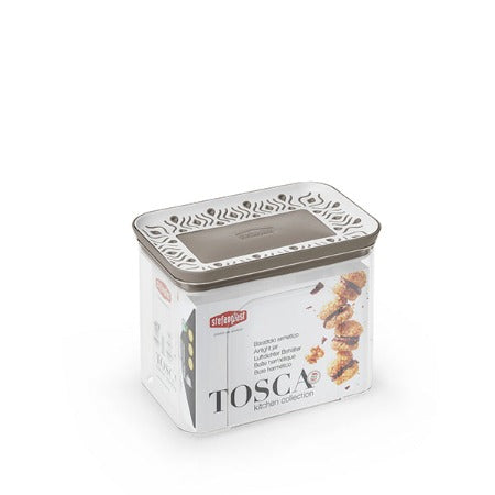 Boite A Provision En Plastique Tosca-1,2l-blanc taupe