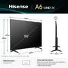 HISENSE TV 50'' CONNECTEE 4K UHD VIDAA - 50A4Q