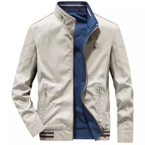 Importé - Jacket Coton Épais Double Faces Homme Manches Longues