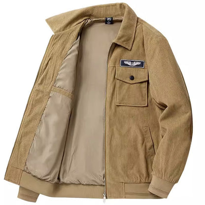 Importé - Jacket doublée en Velours Cardigan Homme Manches Longues