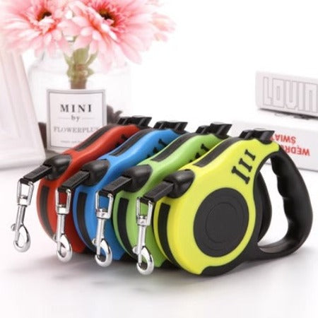 Importé - Rétractable Automatique  Pour Animal En Nylon 3m/5m