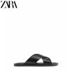 Importé - ZARA NEW - Sandales Homme A Lanières Bride Croisée - Noir
